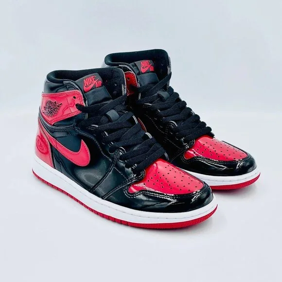 Black & Red High Top Streetwear Sneakers – Stylish Casual Basketball Style Shoes - Picture 2 of 7